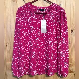 Dokotoo Vibrant Pink Women's Blouse